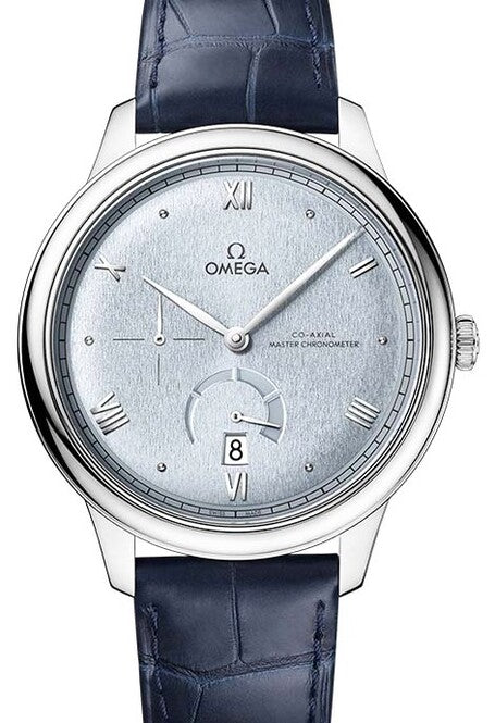 Omega De Ville Co-Axial 41 mm Stal Niebieski
