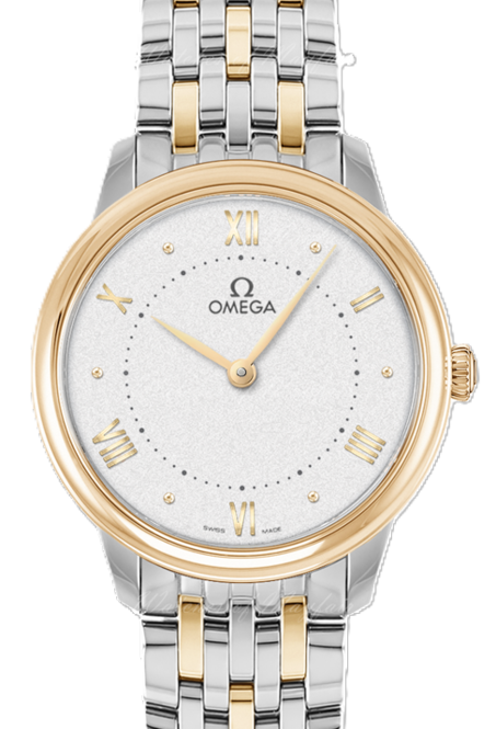 Omega De Ville Prestige Srebrny 30 mm Zloto/Stal
