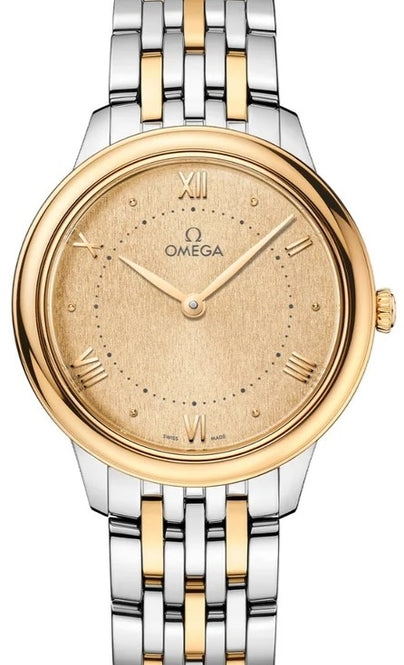 Omega De Ville Prestige 30 mm Zloto/Stal Zołty