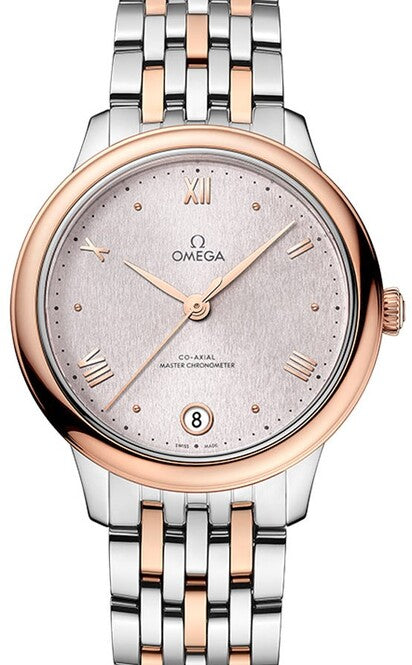 Omega De Ville Prestige 34 mm Zloto/Stal Rozowy