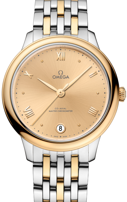 Omega De Ville Prestige 40 mm Zloto/Stal Zołty