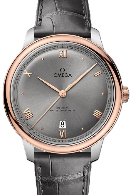 Omega De Ville Prestige 40 mm Zloto/Stal Szary