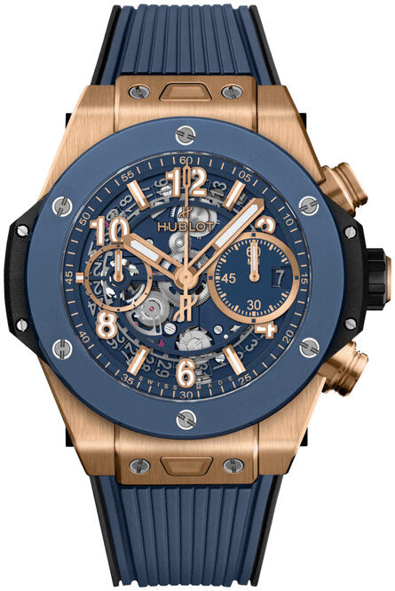 Hublot Big Bang Unico Szkieletowany 42 mm Złoto różowe