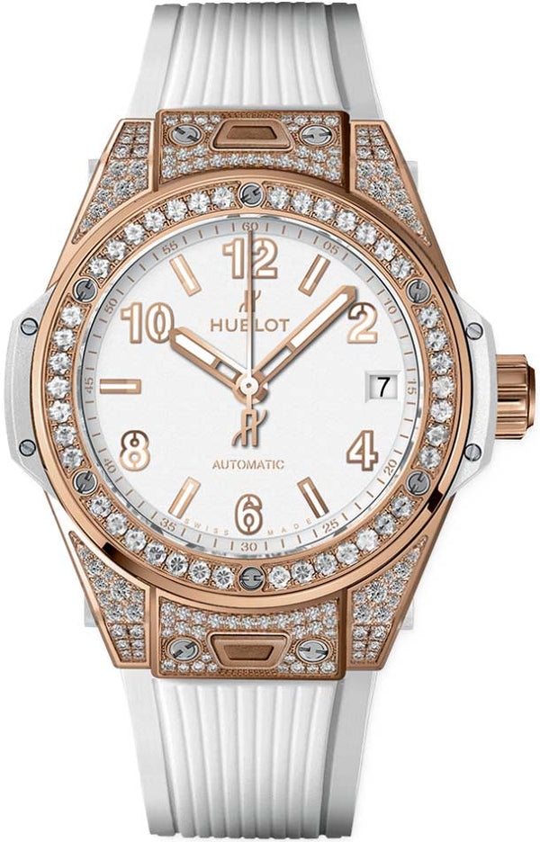 Hublot Big Bang Biały 39mm Złoto różowe