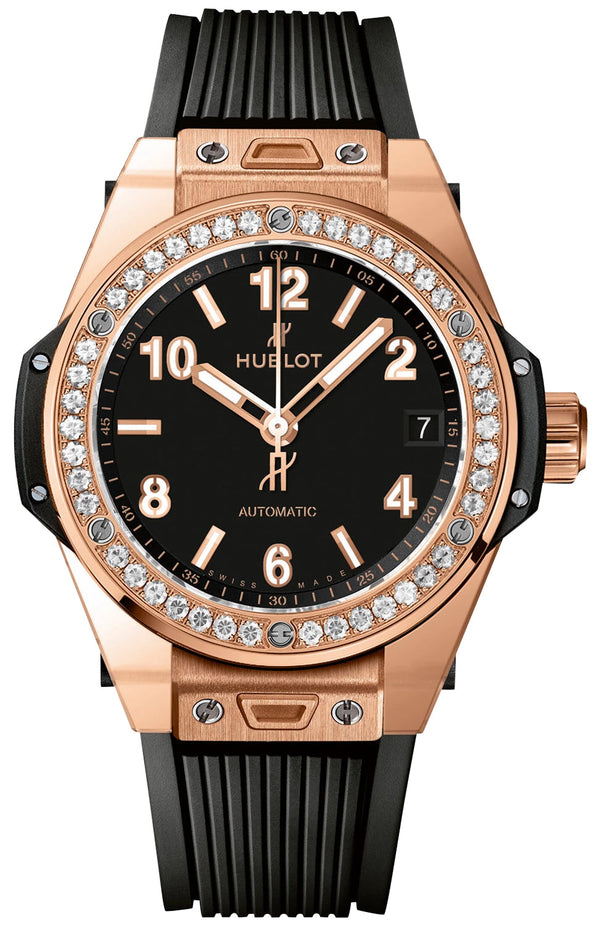 Hublot Big Bang Czarny 39mm Złoto różowe