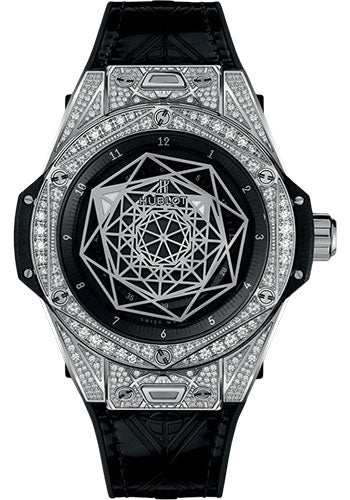 Hublot Big Bang Sang Bleu Czarny 39mm Stal
