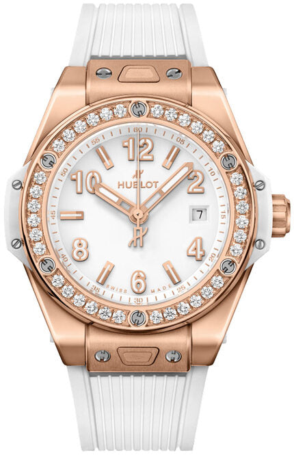 Hublot Big Bang Biały 33 mm Złoto różowe