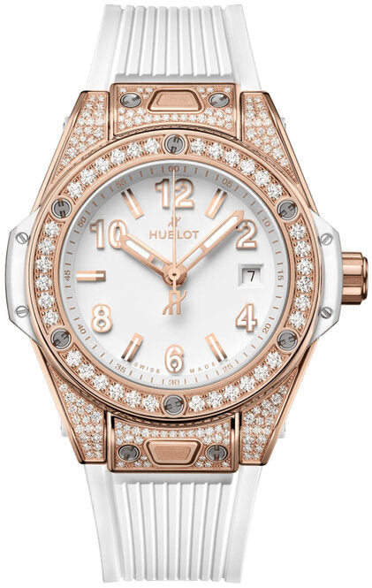 Hublot Big Bang Biały 33 mm Złoto różowe