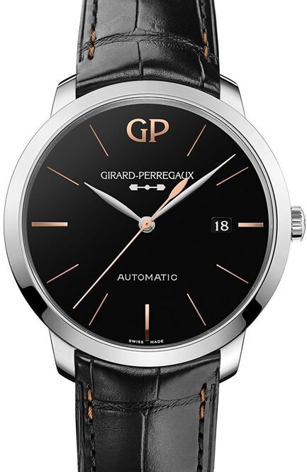 Girard Perregaux 1966 Czarny 40 mm Stal