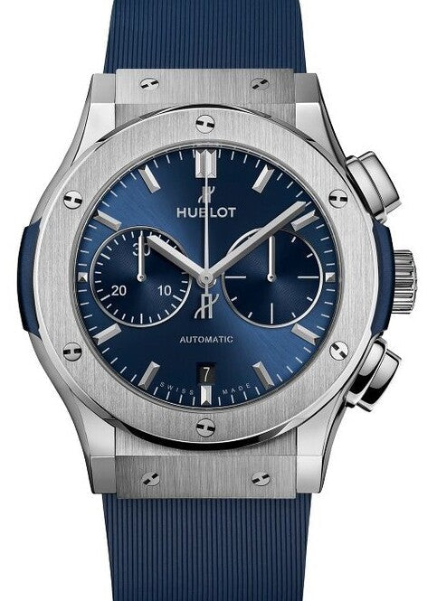 Hublot Classic Fusion Niebieski 45 mm Tytan