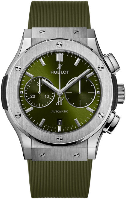 Hublot Classic Fusion Chronograph Zielony 45 mm Tytan
