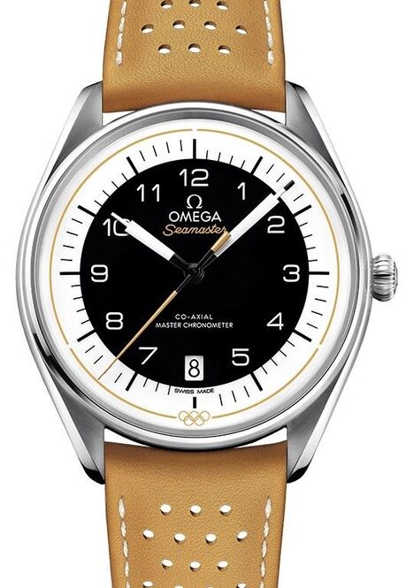 Omega Seamaster Olympic 39.5 mm Stal Czarny