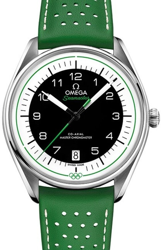 Omega Seamaster Olympic 39.5 mm Stal Czarny