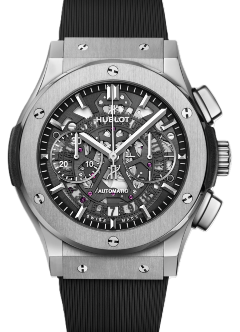 Hublot Classic Fusion Aerofusion Szkieletowany 45 mm Tytan