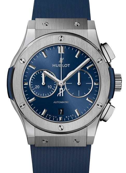 Hublot Classic Fusion Chronograph Niebieski 42 mm Tytan