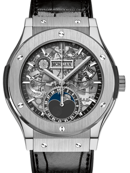 Hublot Classic Fusion Aerofusion Szkieletowany 42 mm Tytan