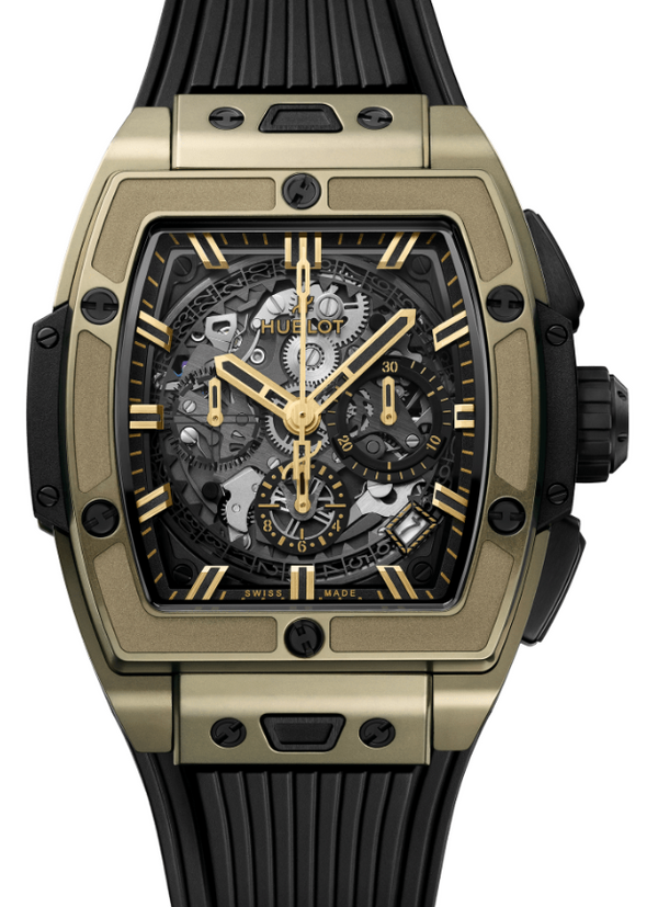 Hublot Spirit of Big Bang Szkieletowany 42mm Żółte złoto