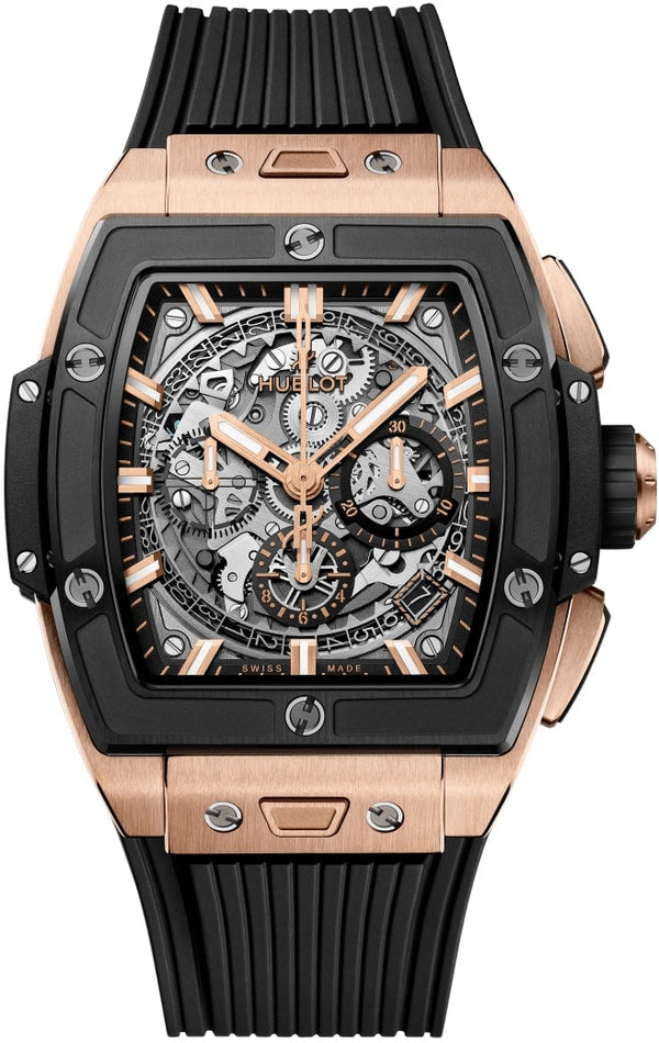 Hublot Spirit of Big Bang Szkieletowany 42mm Złoto różowe