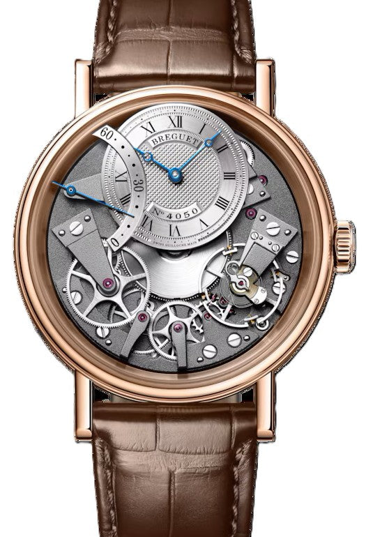 Breguet Tradition Srebrny 40 mm Zloto rozowe