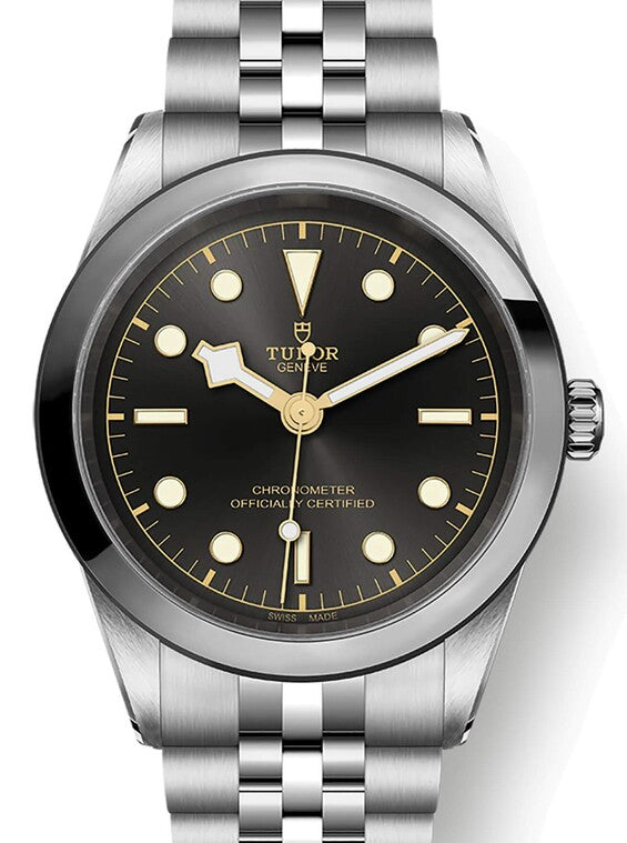 Tudor Black Bay Czarny 41 mm Stal