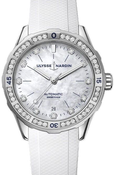 Ulysse Nardin Diver Masa perłowa 39 mm Stal