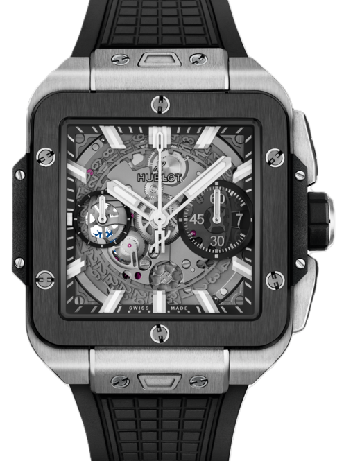 Hublot Square Bang Szkieletowany 42 mm Tytan