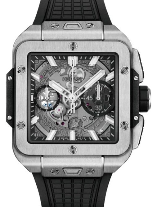 Hublot Square Bang Szkieletowany 42 mm Tytan