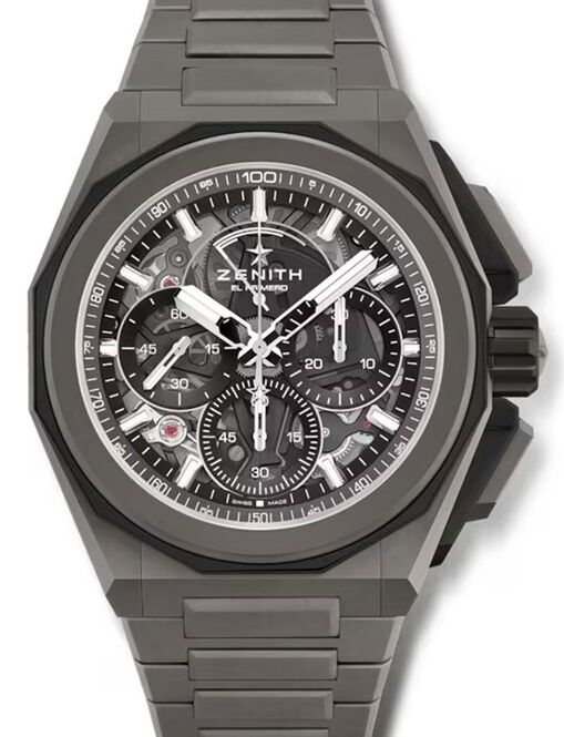 Zenith Defy El Primero Czarny 45 mm Tytan