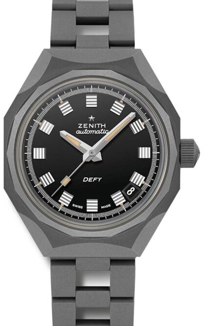 Zenith Defy Revival Shadow Czarny 37 mm Tytan