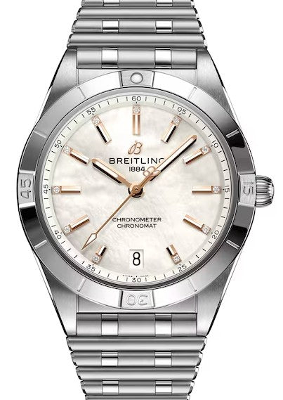 Breitling Chronomat Masa perlowa 36mm Stal