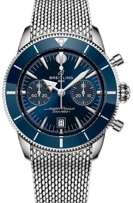 Breitling Superocean Heritage Niebieski 36 mm Stal