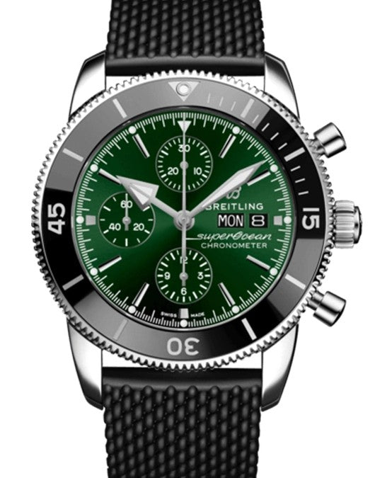 Breitling Superocean Heritage Zielony 44mm Stal
