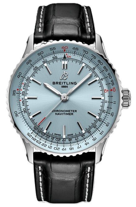 Breitling Navitimer Niebieski  41mm Stal