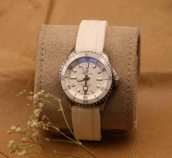 Breitling Superocean Bialy 36mm Stal