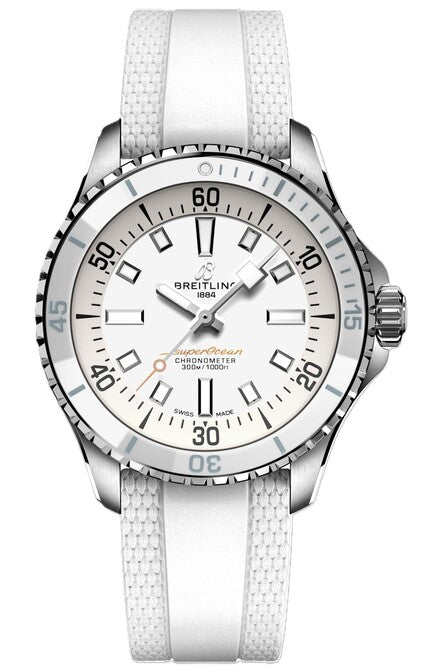 Breitling Superocean Bialy 36mm Stal