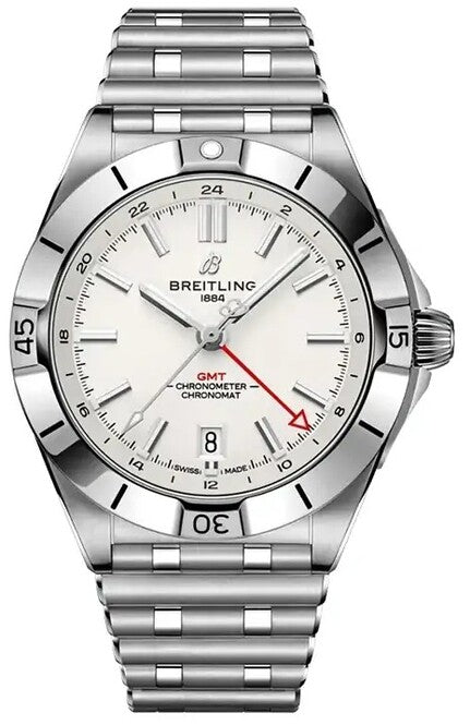 Breitling Chronomat GMT Bialy 40mm Stal