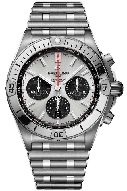 Breitling Chronomat Srebrny 42mm Stal