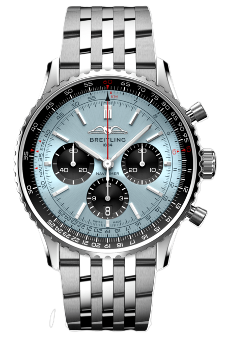 Breitling Navitimer 1 B01 Chronograph Niebieski 43mm Stal