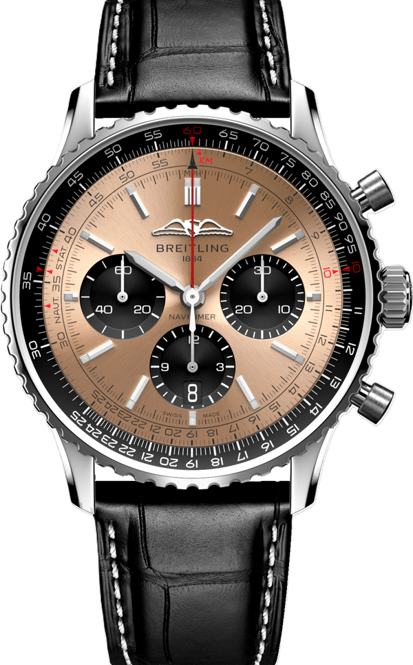 Breitling Navitimer Brąz 43mm Stal