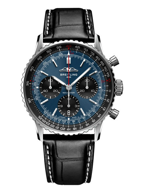 Breitling Navitimer 1 B01 Chronograph Niebieski 41mm Stal