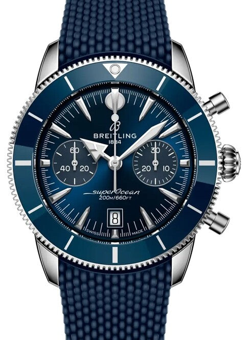 Breitling Superocean Heritage Niebieski 42 mm Stal