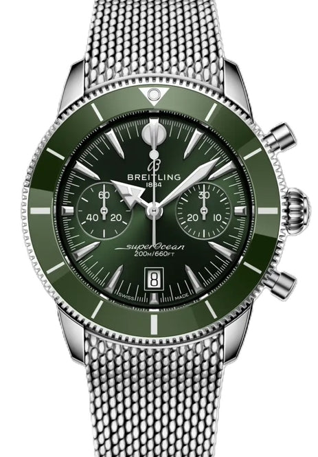 Breitling Superocean Heritage Zielony 42 mm Stal