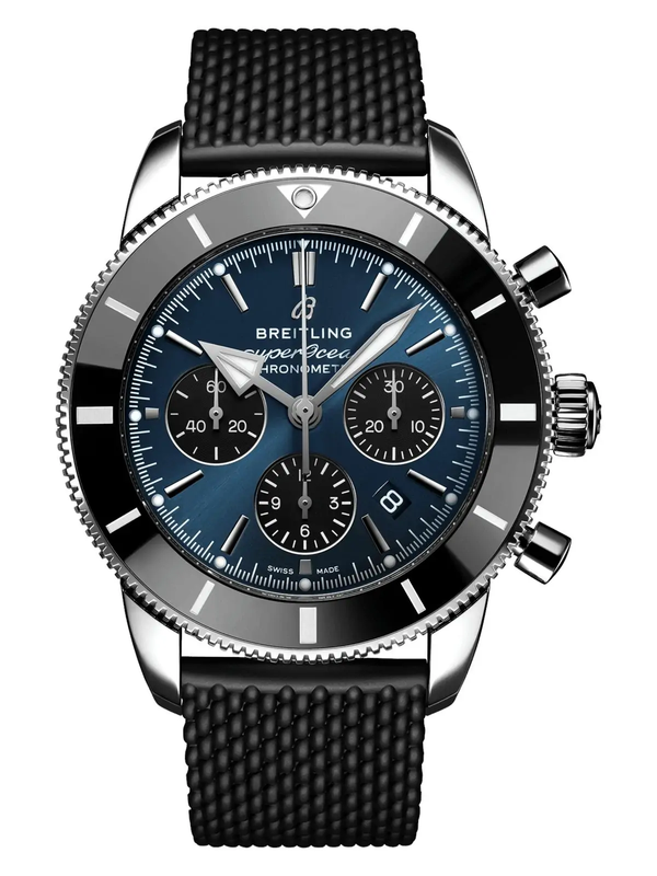 Breitling Superocean Heritage Niebieski 44mm Stal
