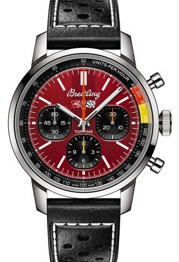 Breitling Top Time Czerwony 41mm Stal