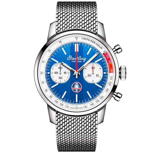 Breitling Top Time Niebieski 41mm Stal