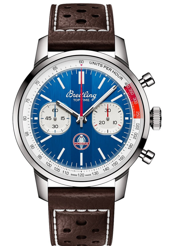 Breitling Top Time Niebieski 41mm Stal