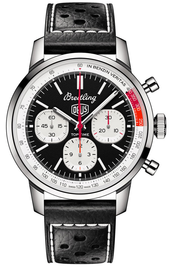 Breitling Top Time Czarny 41mm Stal