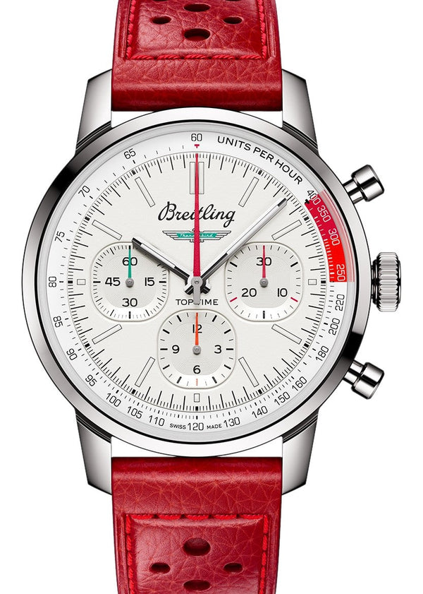 Breitling Top Time Srebrny 41mm Stal