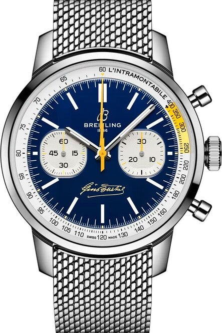 Breitling Top Time Niebieski 41 mm Stal