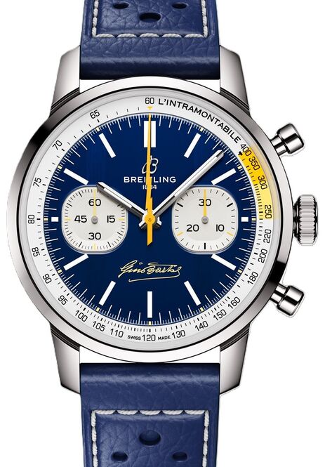 Breitling Top Time Niebieski 41 mm Stal